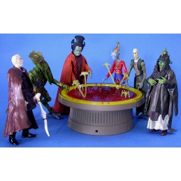 Star Wars saga gold Geonosian war room set of 2