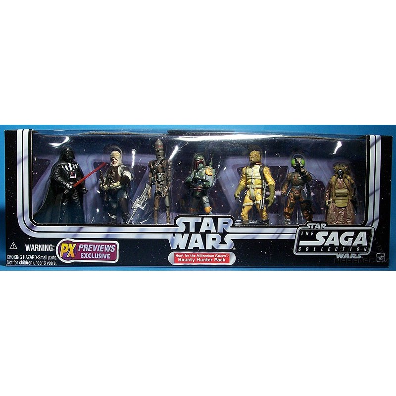 Star Wars Bounty hunter pack PX Previews Exclusive