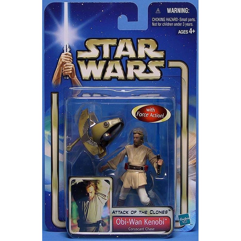 Star Wars Saga AOTC Obi-Wan Kenobi Coruscant Chase