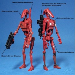SW 30th Saga Legends Red Battle droids