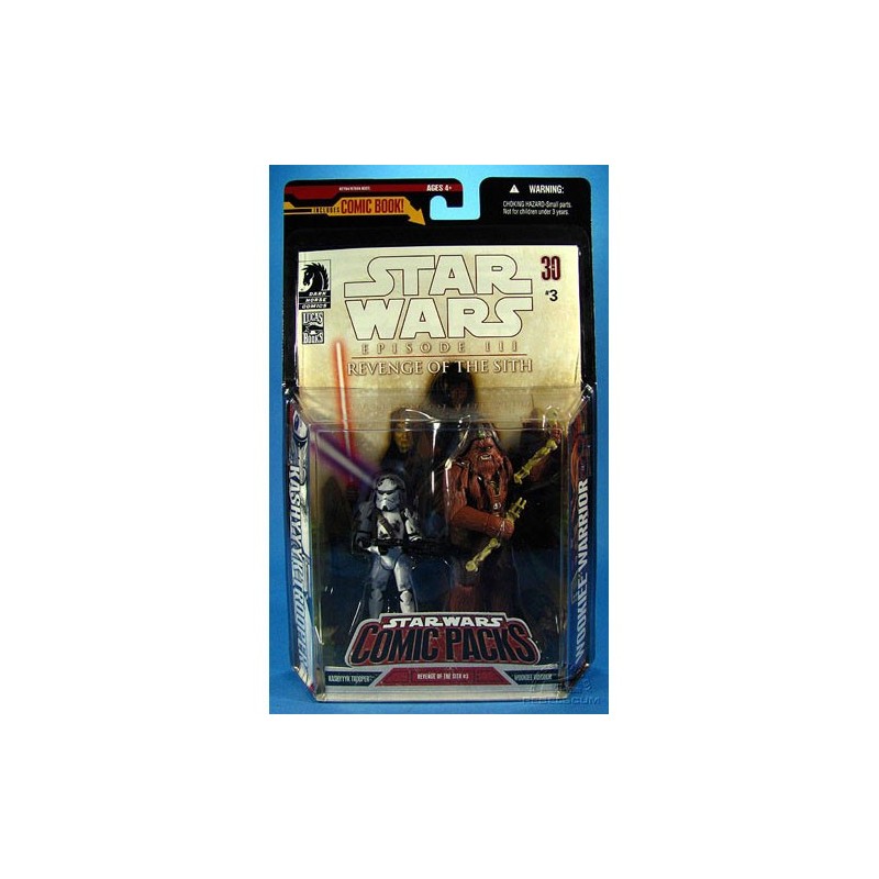 SW Comic Packs Kashyyyk trooper & Wookie Warrior Revenge of the