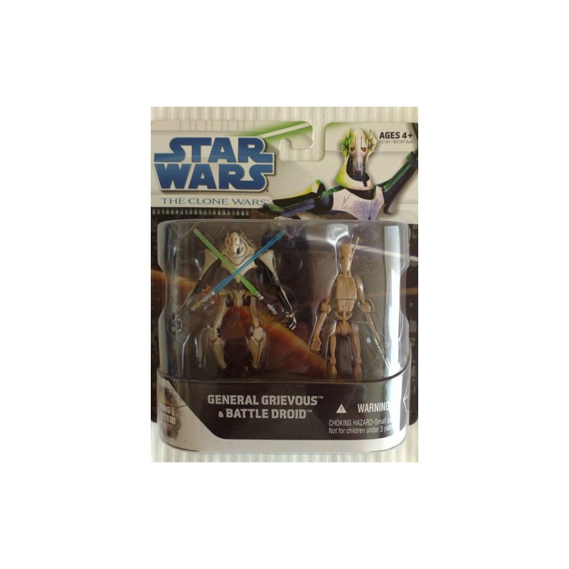 SW The Clone Wars pack General Grievous & Battle droid
