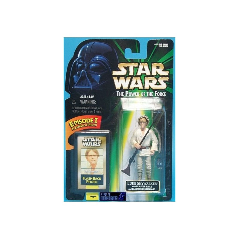 Luke Skywalker with blaster rifle