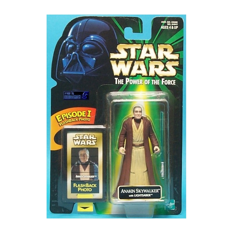 Anakin Skywalker with lightsaber