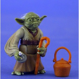 Yoda with cane and boiling pot