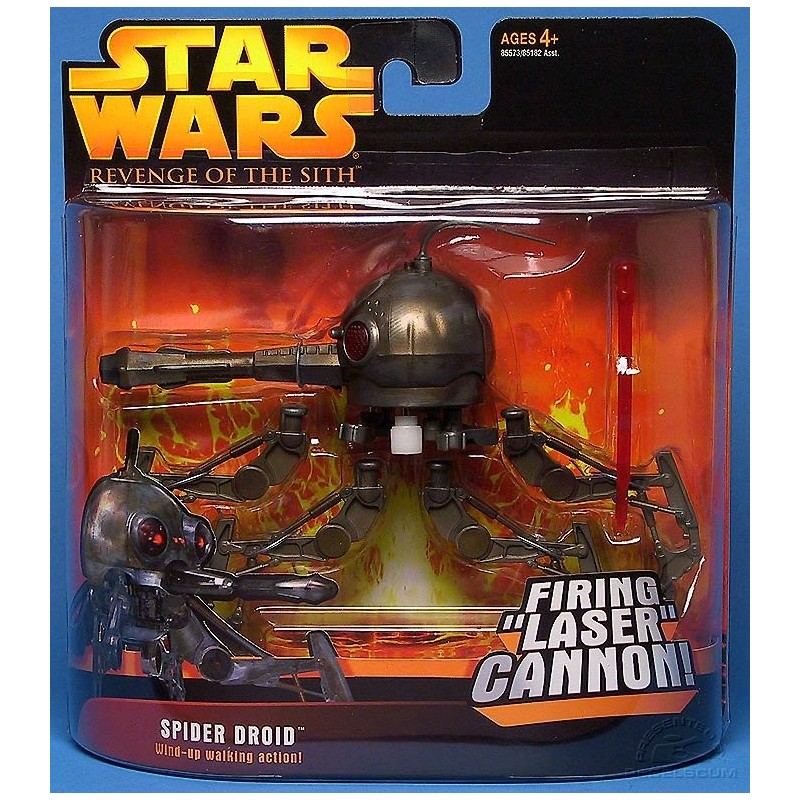 Spider droid  wind-up walking action