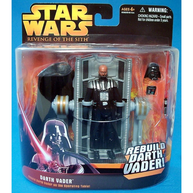 Darth Vader rebuild  Darth Vader on the operating table