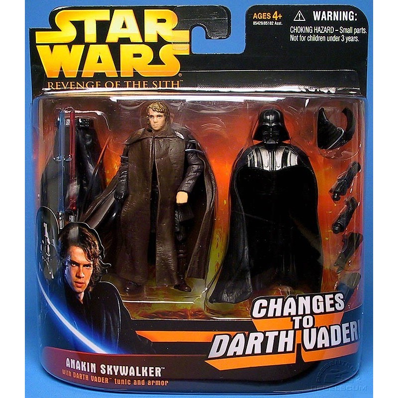 Anakin Skywalker with Darth Vader tunic and armor