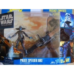 Pirate speeder bike with Cad Bane