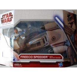 Freeco speeder with Obi-Wan Kenobi