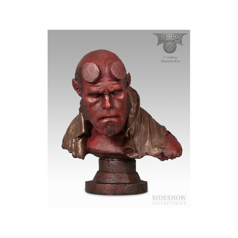 Hellboy faux-bronze 1:1 scale maquette