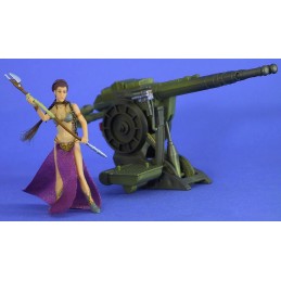 Princess Leia with sail barge cannon deluxe
