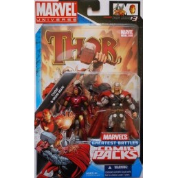 Marvel universe comic packs Thor VS Iron man