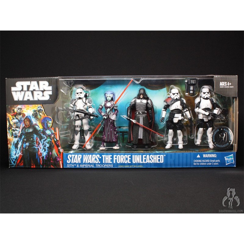 star wars the force unleashed action figures