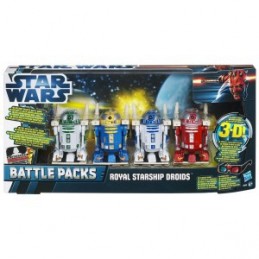 Star Wars Discover The Force 3-D Episode I Royal Starship Droids Battle Packs